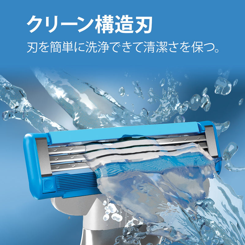 P&amp;G Gillette Mach Thin Three Turbo 8B 备用刀片 8 件