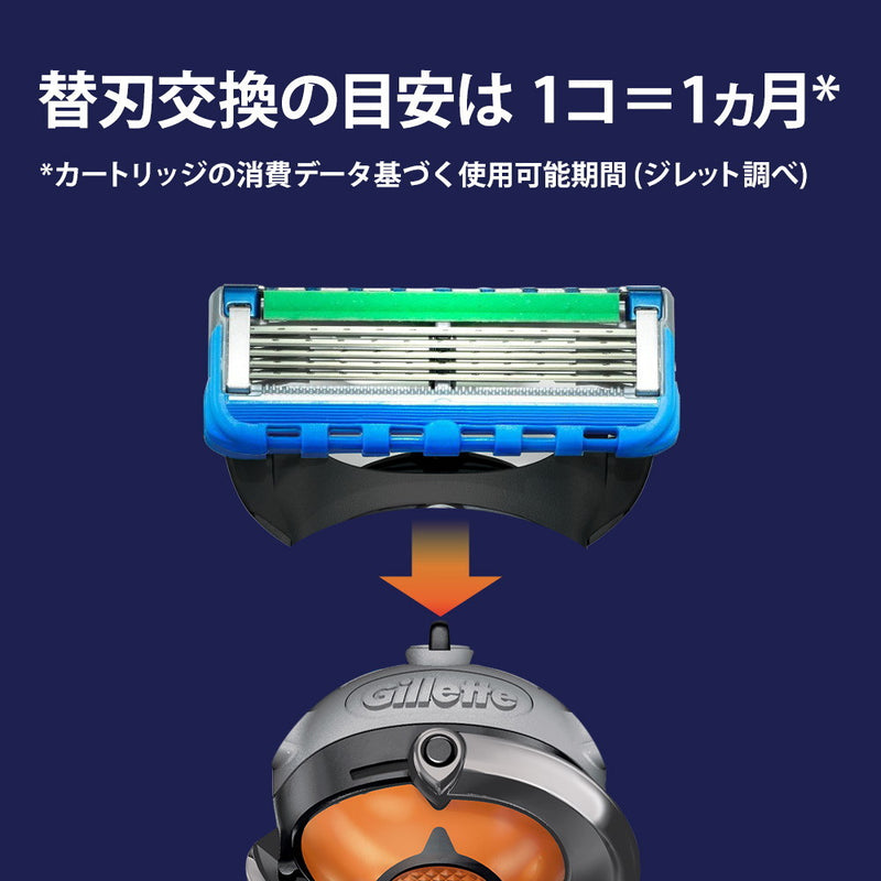 ジレット プログライドパワー9Bホルダー付 替刃10個付