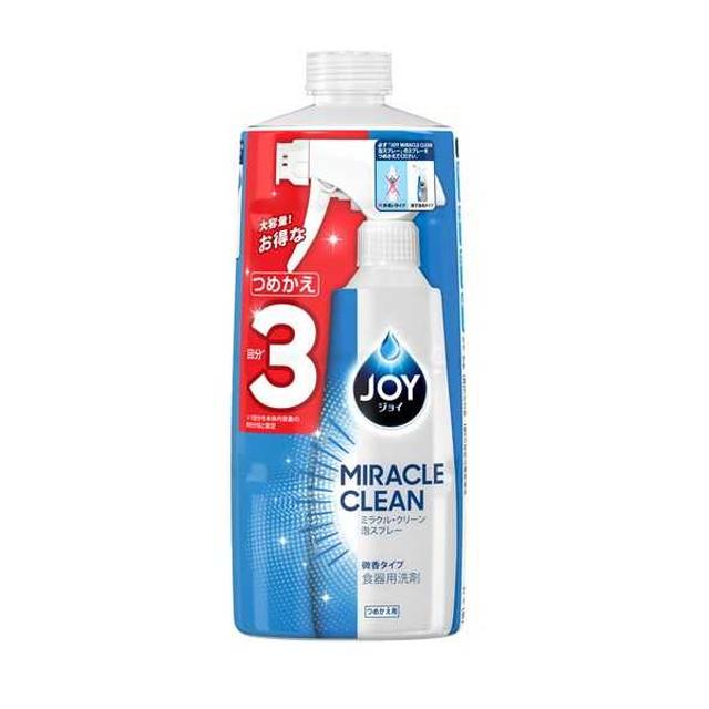 P&amp;G Joy Miracle Clean Foam Spray Subtle Fragrance Type Extra Large Refill 690ml