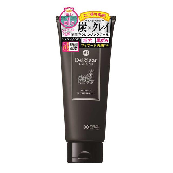 Meishoku Cosmetics DET Clear Serum Cleansing Gel Charcoal Clay 180g