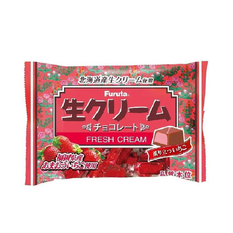 ◆フルタ 生クリームチョコ薫り立ついちご 124g（個装紙込み）