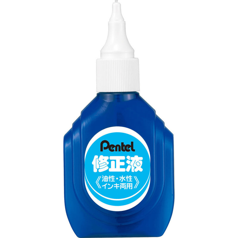 ぺんてる 修正液 油性・水性インキ両用 個箱入り ZL1-WK 1個（容量：18ml）