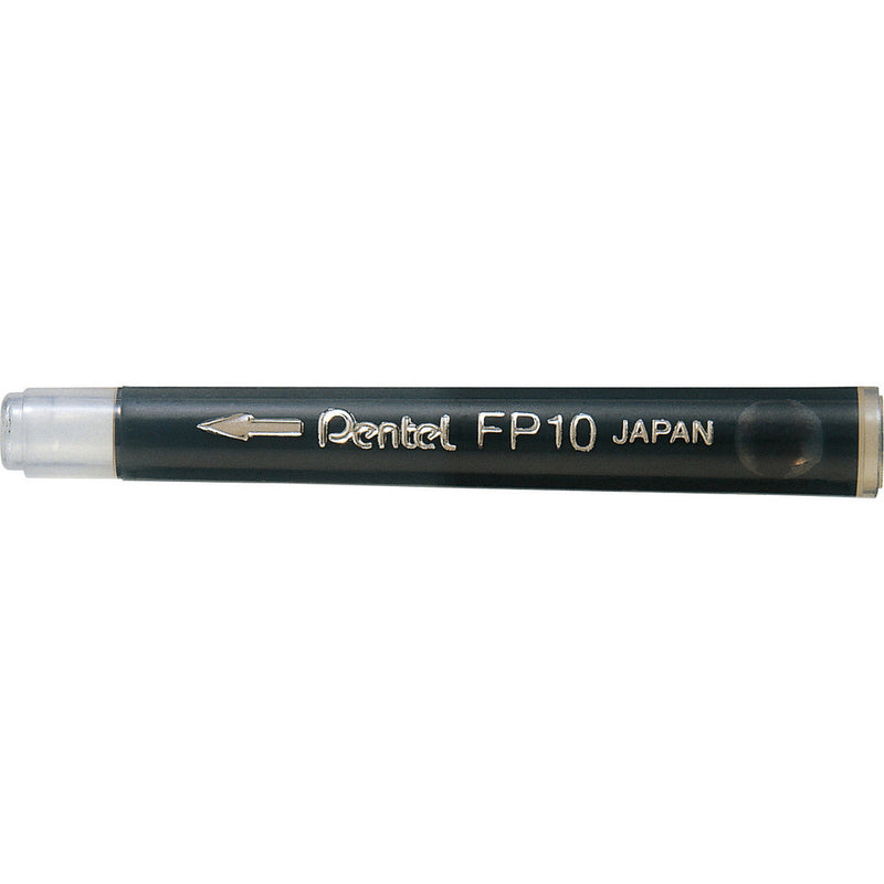 ぺんてる 筆ペンカートリッジ ぺんてる筆 携帯筆ペン用 黒 4本入り FP10-A 1本