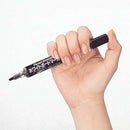 ぺんてる ホワイトボードマーカー ノックル 細字 黒 EMWLS-A 1本