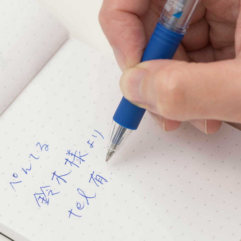 ぺんてる 油性ボールペン ドットイー 0.7mm 青 BK127-C 1本