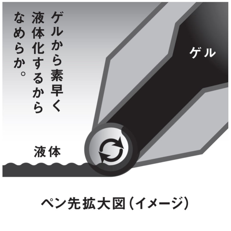 ぺんてる ゲルインキボールペン エナージェル キャップ式 0.7mm 黒 BL57-A 1本