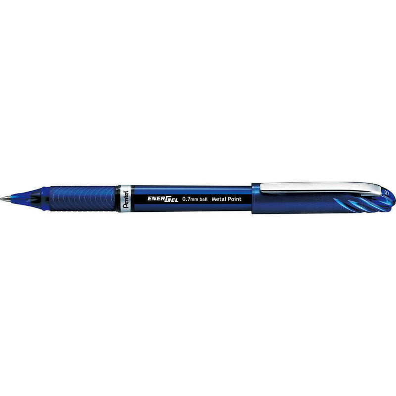 ぺんてる ゲルインキボールペン エナージェル ユーロ 0.7mm 青 BL27-C 1本