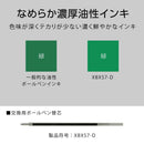 ぺんてる ボールペン替芯 カルム／フィール／ビクーニャ 多色多機能用 0.7mm 緑 XBXS7-D 1本