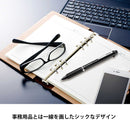 ぺんてる 3色ボールペン エナージェル 0.5mm ホワイト軸 パック入り XBLC35W 1本