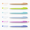 ぺんてる カラー筆ペン 筆タッチサインペン ピンクパープル SES15C‐P2 1本