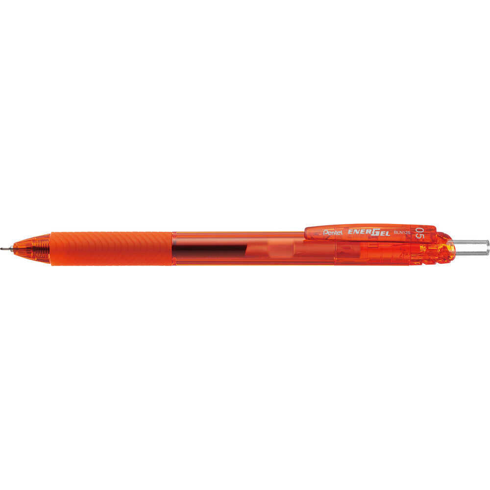 ぺんてる ゲルインキボールペン エナージェル エス 0.5mm オレンジ軸