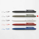 ぺんてる 油性ボールペン Calme カルム 0.7mm カーキ軸 黒 BXA107D-A 1本