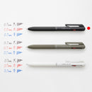 ぺんてる 3色ボールペン Calme カルム 0.7mm ブラック軸 BXAC37A 1本