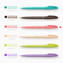 ぺんてる カラー筆ペン 筆タッチサインペン コーラルオレンジ SES15C‐F2 1本