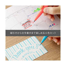 ぺんてる 筆タッチサインペン 限定 Neon Color Edition  6色 SES15C-LM6STE 1セット