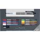 ぺんてる シャープペンシル マルチ8セット ホルダータイプ 色芯8色 専用替芯 芯削り器付き PH802ST 1本