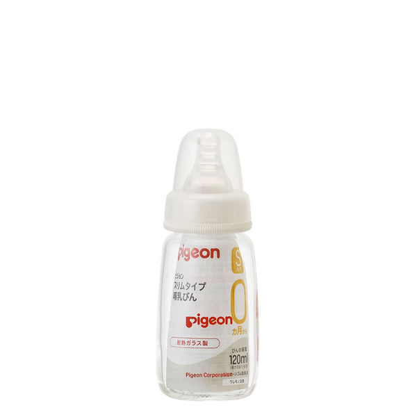 Pigeon slim type baby bottle heat-resistant glass 120ml