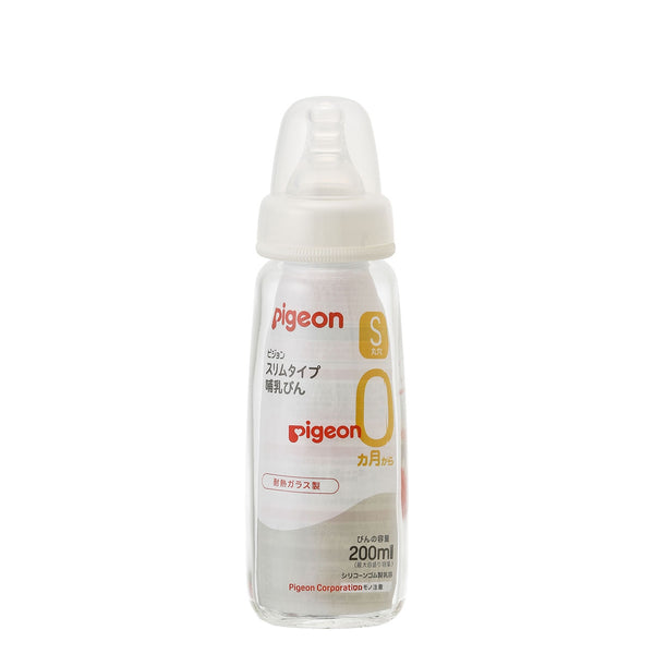 Pigeon Slim Type Baby Bottle Heat Resistant Glass 200ml