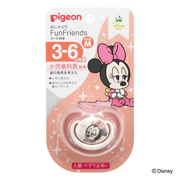 Pigeon Pacifier Fun 3-6 months M Minnie pattern