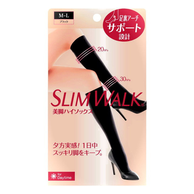 Pip Slim Walk Legs 高筒袜黑色 M-L 码 1 双