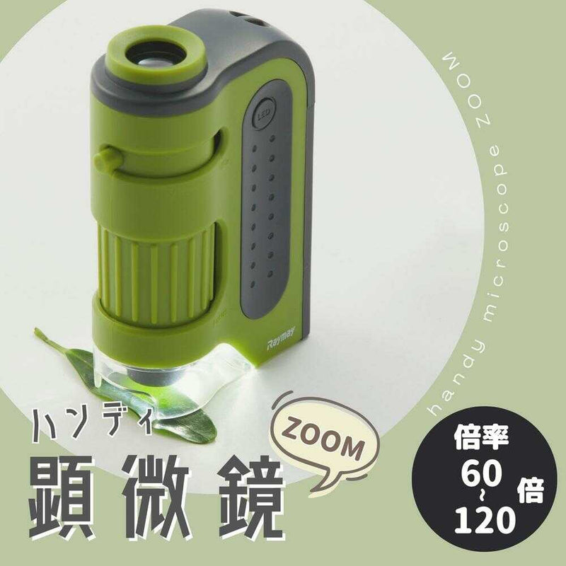 レイメイ藤井 ハンディ顕微鏡ZOOM ブラック 1個入