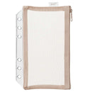 Kept メッシュポーチ（6穴）リフィル ポストカードサイズ サンドベージュ 1個