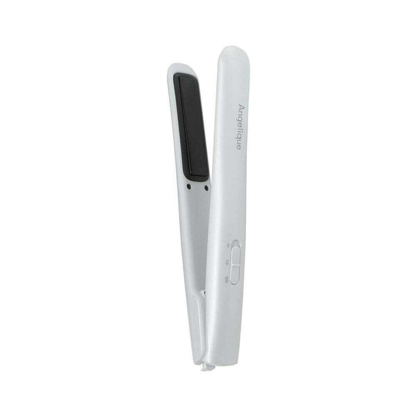 Maxell USB Mobile Hair Iron USB Powered Mobile Battery Compatible Speed ​​Startup Compact Size 2 Temperature Settings White MXHI-100.WH 1 unit