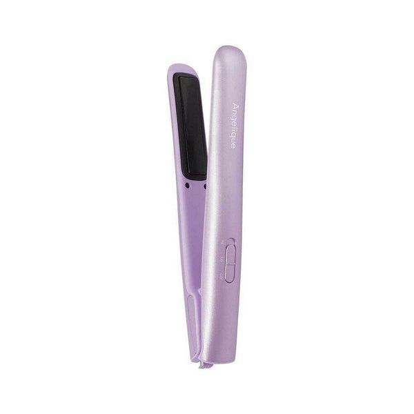 Maxell USB Mobile Hair Iron USB Powered Mobile Battery Compatible Speed ​​Startup Compact Size 2 Temperature Settings Light Purple MXHI-100.PU 1 Unit