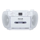 Maxell ポータブルCDラジオカセットレコーダー ホワイト MXCR-100 1台