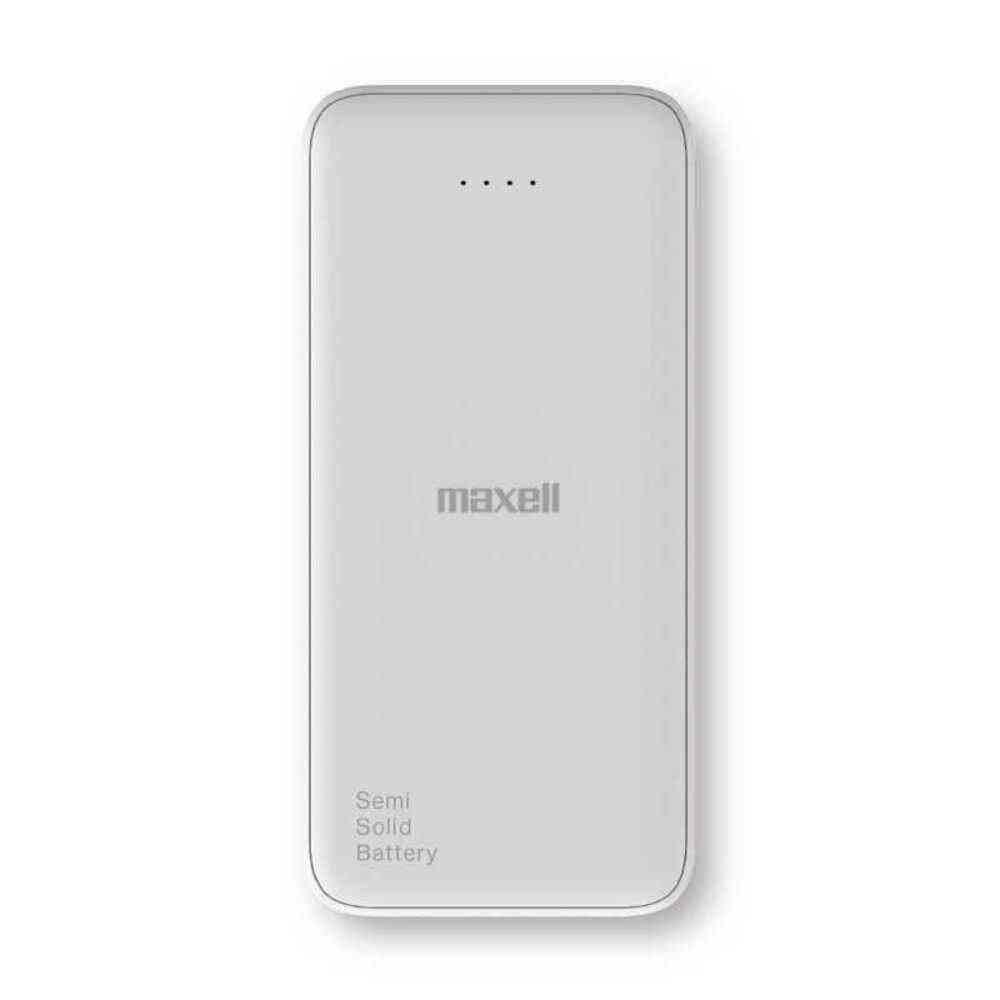 マクセル モバイルバッテリー 半固体電池 10000mAh ホワイト MPC