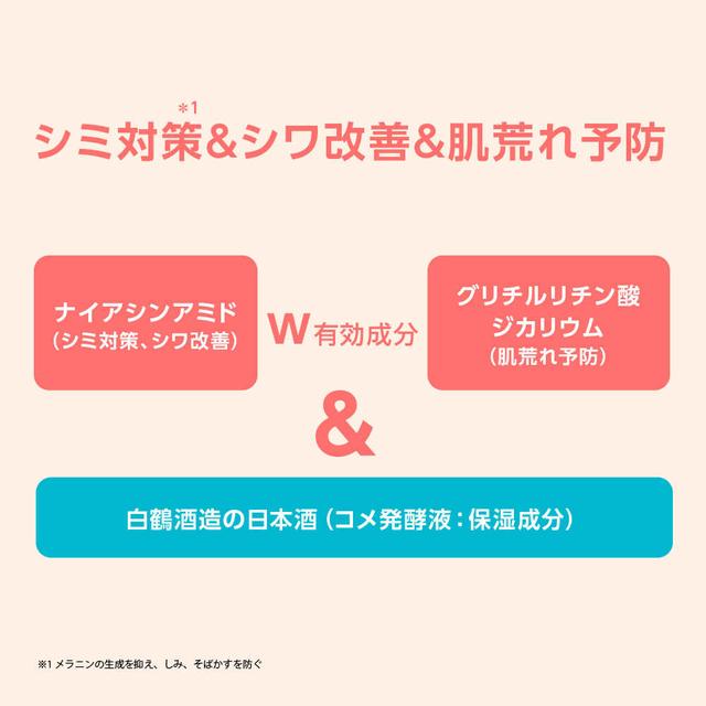 【医薬部外品】白鶴酒造 うるおい日本酒コスメ 薬用ジェルクリーム 100g