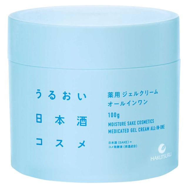 【医薬部外品】白鶴酒造 うるおい日本酒コスメ 薬用ジェルクリーム 100g