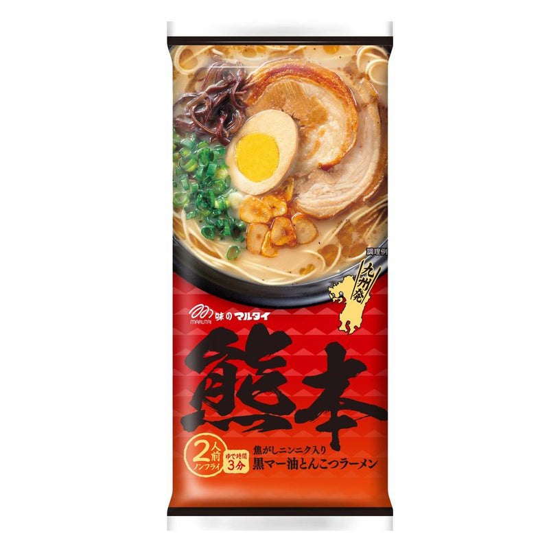 ◆Marutai Kumamoto Black Mara Oil Tonkotsu Ramen 186g