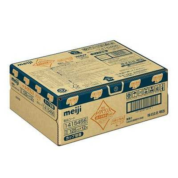 ◇明治 メイバランスMiniカップ 白桃ヨーグルト味125ml×12本