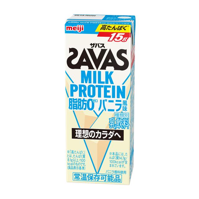◆明治Zabas牛奶蛋白脂肪0香草味200ml
