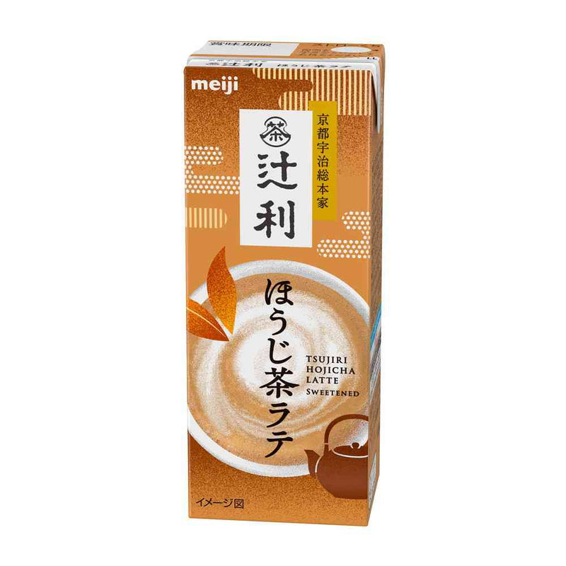 ◆明治 辻利 ほうじ茶ラテ 200ml
