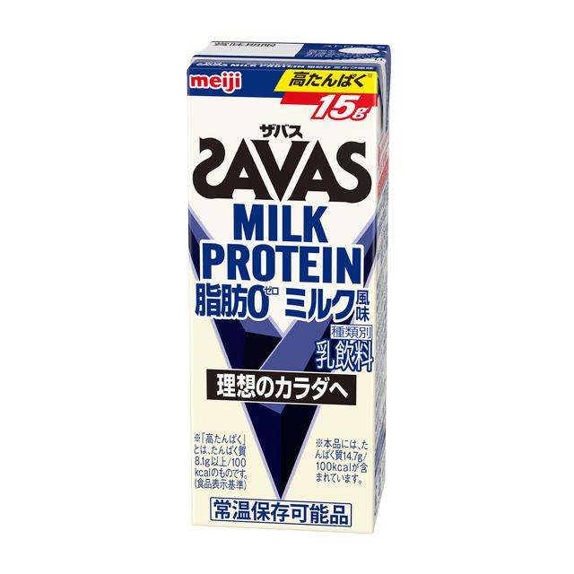 ◆明治Zabas牛奶蛋白脂肪0牛奶味200ml