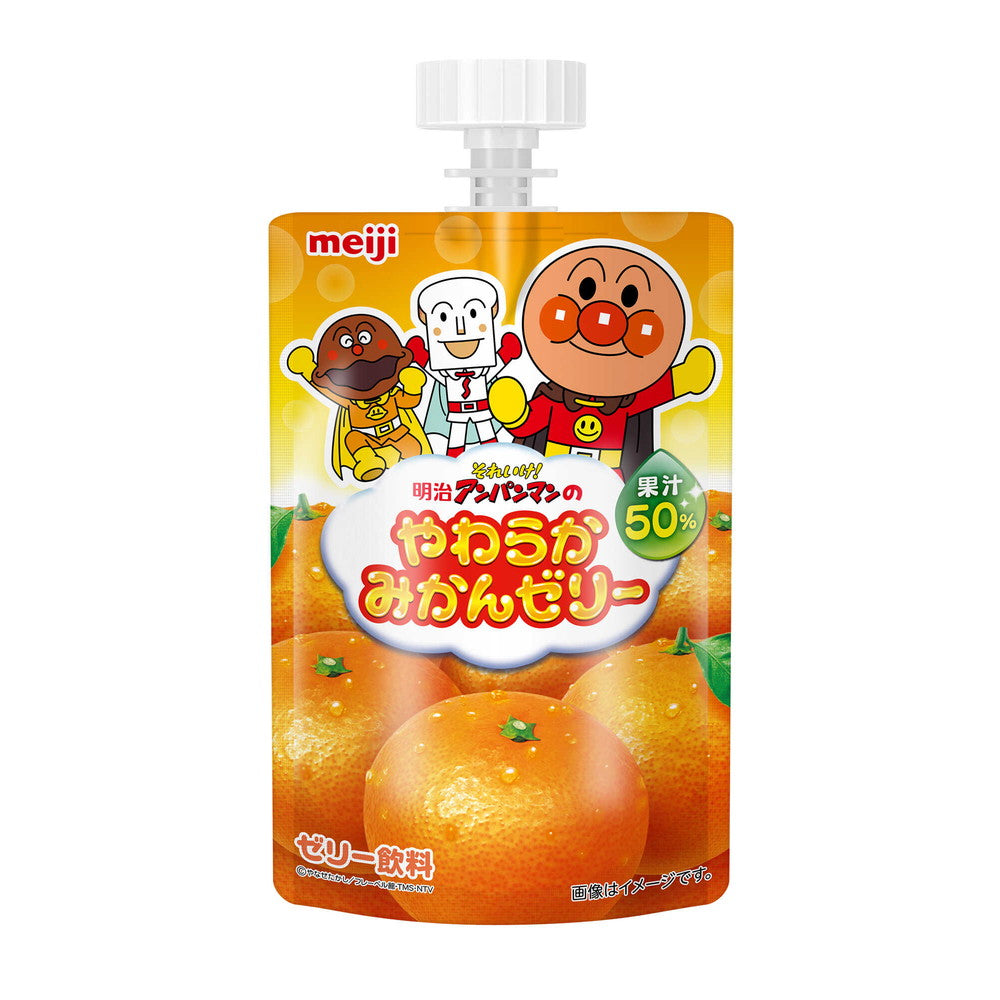 ◇明治 それ行け！アンパンマンのやわらかみかんゼリー 100g