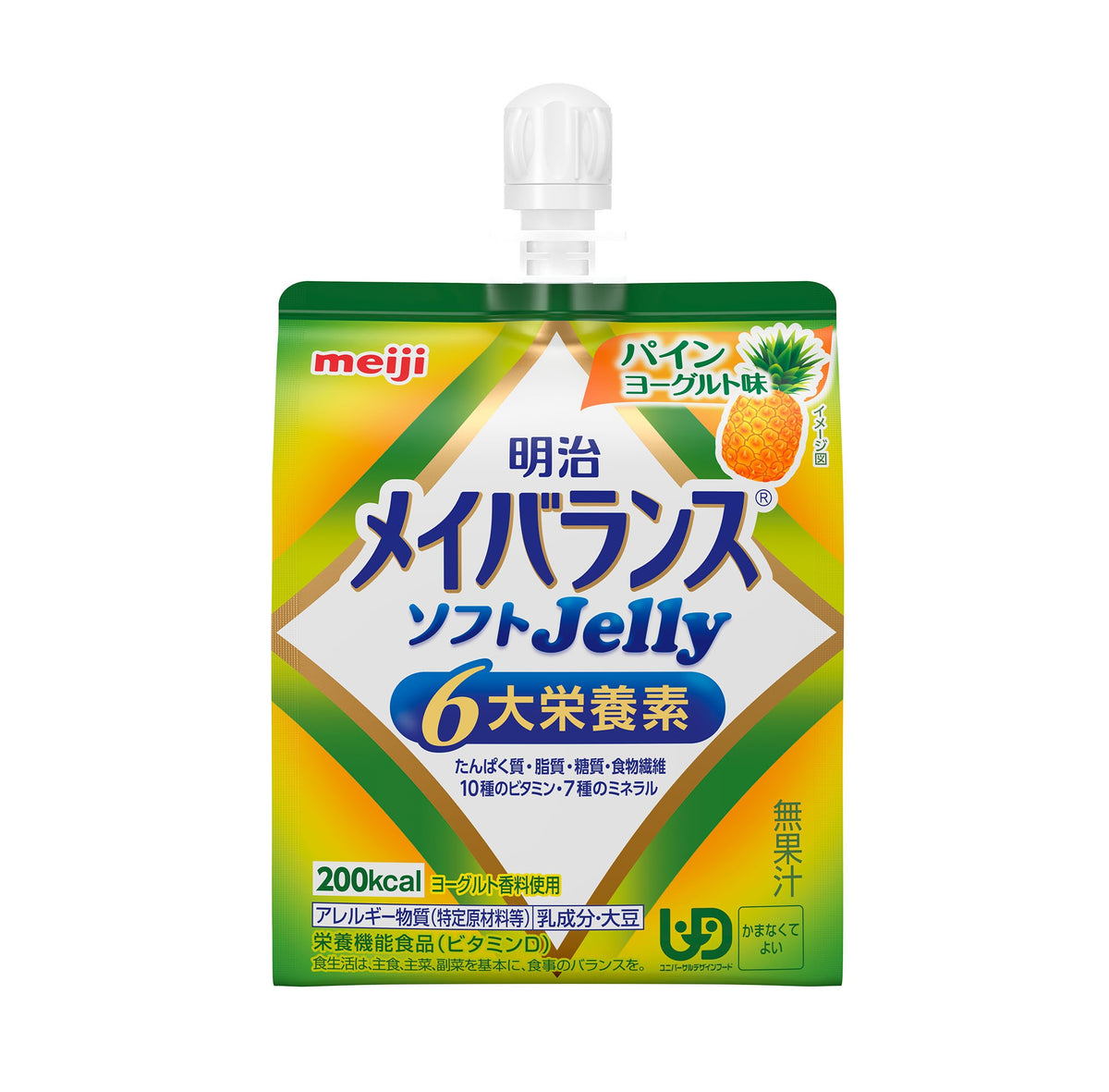 ◇明治 メイバランスソフトJelly パインヨーグルト味 125ml