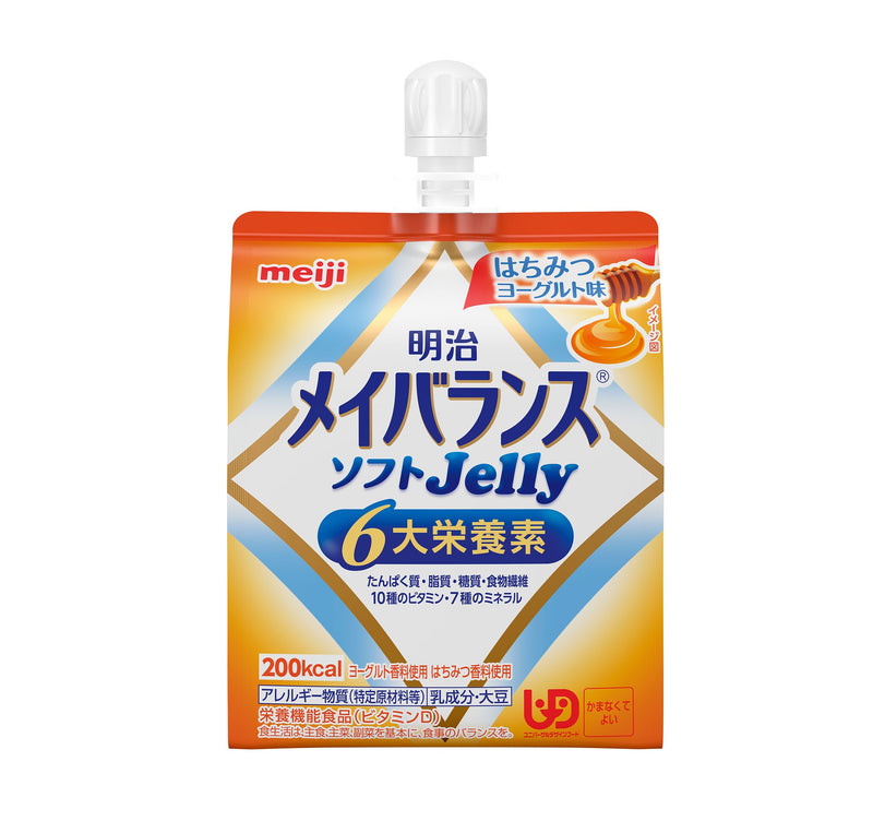 ◆明治 メイバランスソフトJelly はちみつヨーグルト味 125ml