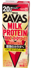 ◆明治 ザバス MILK PROTEIN 脂肪0 ストロベリー 200ml