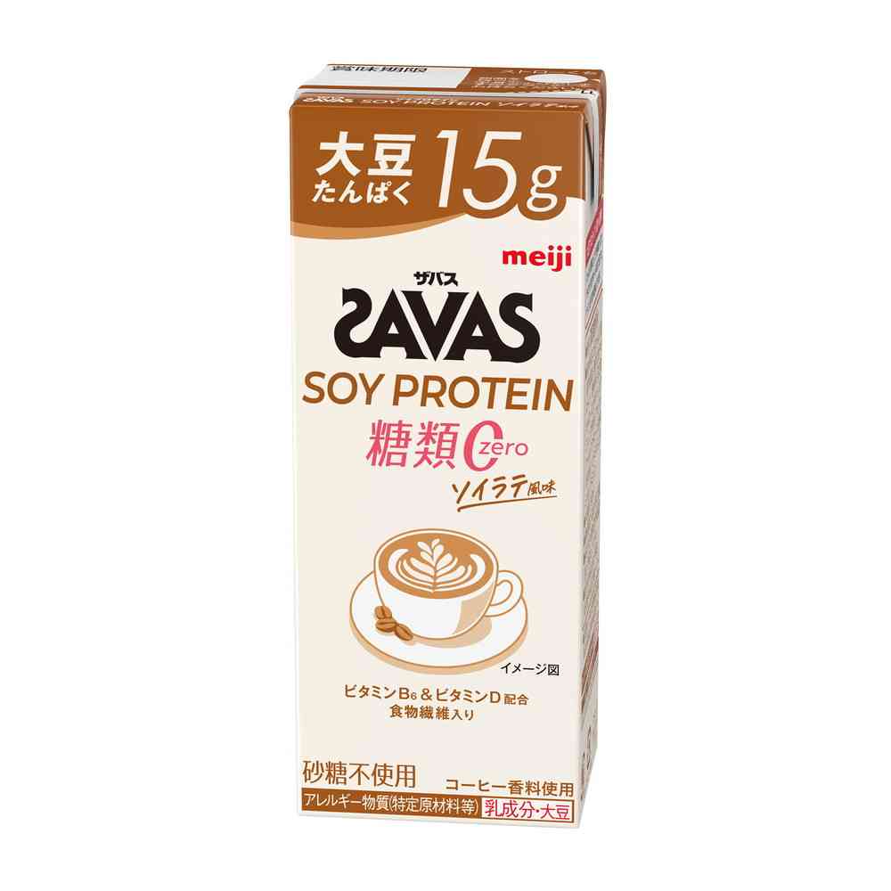 ◇明治 ザバス SOY PROTEIN 糖類0 ソイラテ風味 200ml