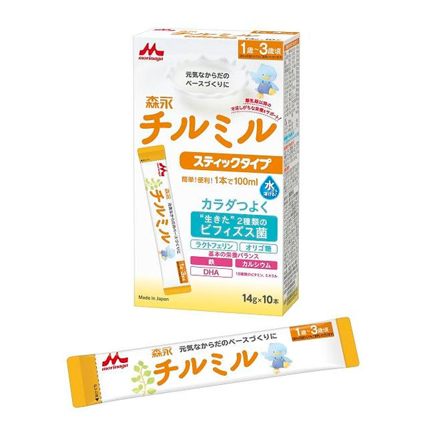 ◆ Morinaga Milk Industry Chirumiru Stick Type 14gX10