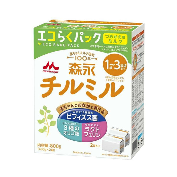 森永乳业 Chirumiru Eco Raku 补充装 800g