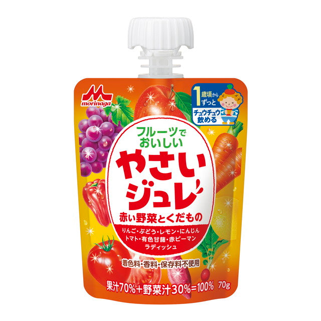 ◆ Morinaga fruit delicious vegetable jelly 6 pack 70G × 6 pieces