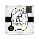 丸富製紙 Hanataba 1.5倍巻き ホワイトティーの香り 37.5m×8ロール