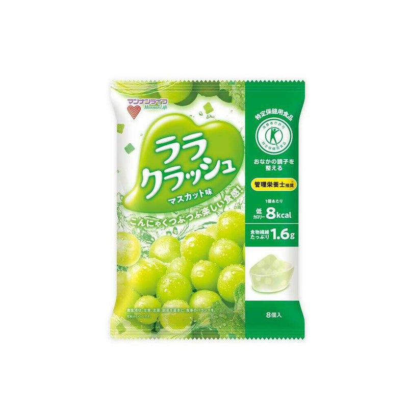 ◆【特定保健用食品(トクホ)】マンナンライフ 蒟蒻畑ララクラッシュマスカット味 192g