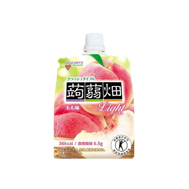 ◆【特定保健用食品(トクホ)】マンナンライフ クラッシュタイプの蒟蒻畑ライト もも味 1袋