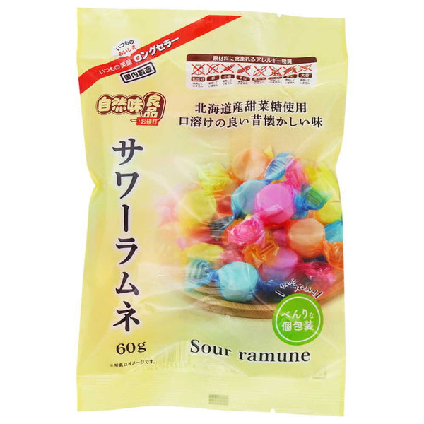 ◆エヌエス 自然味良品 サワーラムネ 60g