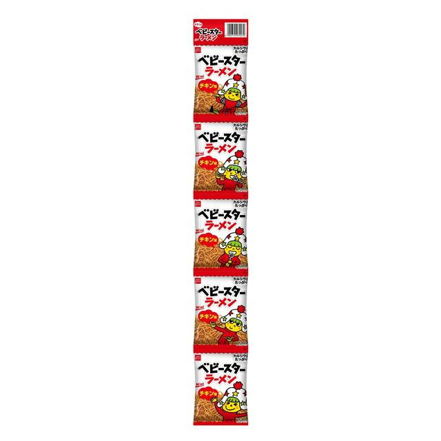 ◆おやつカンパニー ベビースターラーメン 5連 チキン味 95G